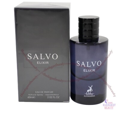 Salvo Elixir by Maison Alhambra 2oz/60ml Edp Spray for Men New In Box