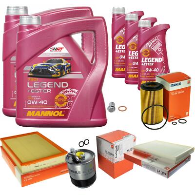 MAHLE Inspektionspaket 11 L MANNOL Legend+Ester 0W-40 für Mercedes Sprinter 35-T