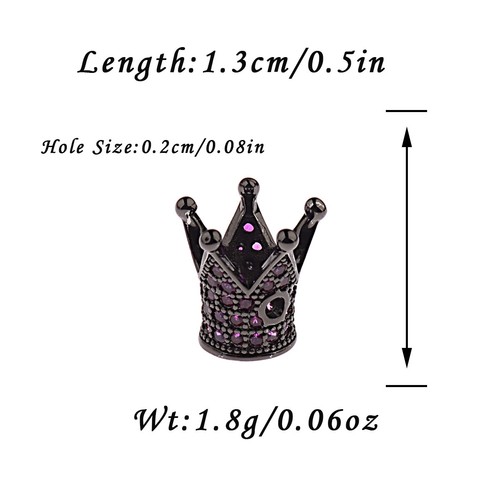 Pulsera Conector Dije Cuentas Plata Oro Rosa Pavimentado Piedras Preciosas de Circón - Imagen 21 de 31