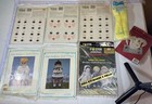 8 Lot Vintage Fashion Doll Sewing Patterns, Doll Eyes Knits, Hair +