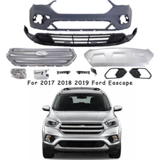 For 2017 2018 2019 Ford Eascape Front Bumper Cover Assembly Kit w/o Sensor Hole