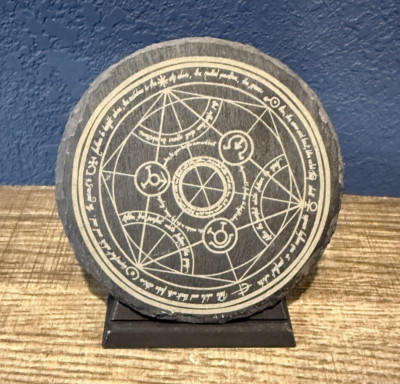 Full Metal Alchemist Alchemy Circle Slate Drinkware Coaster