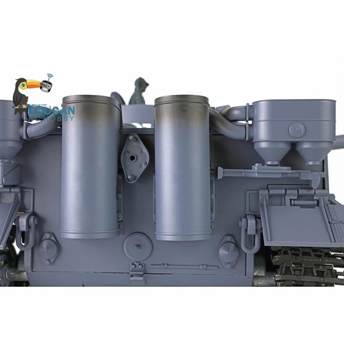 US STOCK 2.4Ghz Henglong 1/16 Scale 7.0 Plastic Tiger I RTR RC Tank 3818 Model - Picture 8 of 12