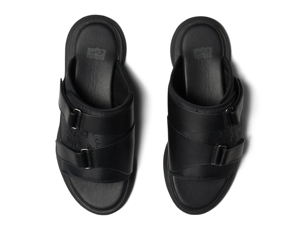 ◆onitsuka tiger◆ Obori Slide 1183C332_001 Onitsuka Tiger OHBORI SLIDER 2.0 BLACK/BLACK 1183c332-001