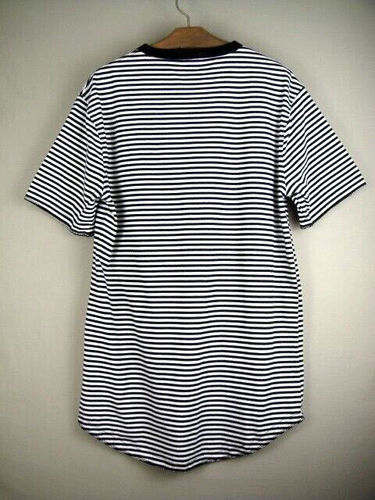 Noveno salón talla Camiseta L algodón/politre a rayas blanca y negra - Imagen 2 de 5