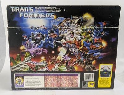 1987 Hasbro Transformers Original G1 Headmaster Snapdragon MIB