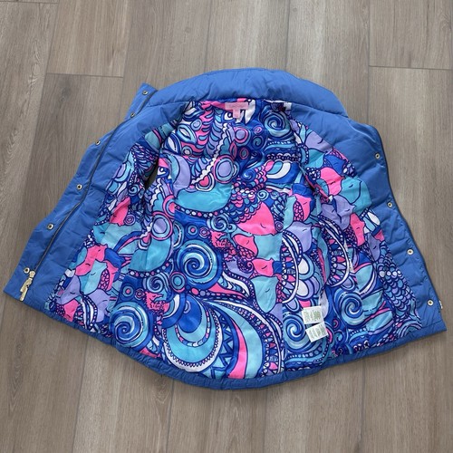 Lilly Pulitzer Isabelle down puffy vest blue XXS - 第 5/5 張圖片