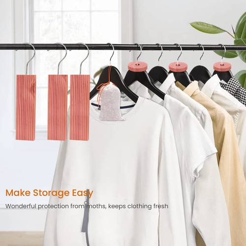 Cedar Blocks for Clothes Storage, Set of 60, Cedar Chips for Closets and Draw... - Picture 3 of 7
