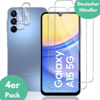 2X Schutzglas FüR Samsung Galaxy A15 5G Display Kamera Hartglas Panzerfolie 9H ✅