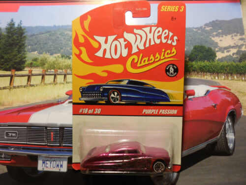 Hot Wheels Classics SERIE 3 lila Passionspink mit Flammen #18/30 KOSTENLOSER VERSAND