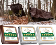 WHITEDUCK Heavy Duty Poly Tarp, 10/16 Mil, 4 Color, Canopy Shade  Tarpaulin