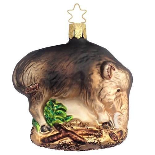 INGE GLAS WILD BOAR PIG GERMAN BLOWN GLASS CHRISTMAS TREE ORNAMENT INGE GLAS - Picture 1 of 1