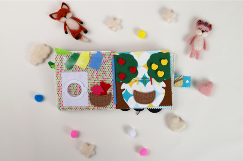 Quiet Busy Book for Toddler, Baby Activity, Educational Felt Soft,Gifts for Kids - Picture 3 of 10