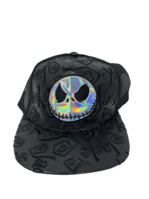 Disney NBC Jack Skellington Flat Bill Baseball Hat for Adults