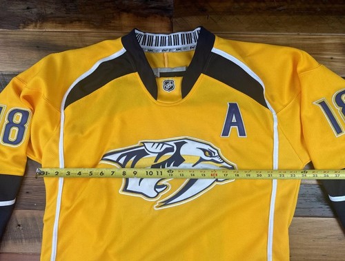 Nashville Predators #18 NEAL Reebok Hockey Embroidered Jersey NHL Size 50~Large - Picture 18 of 20