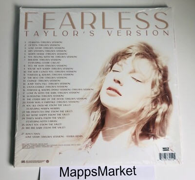 TAYLOR SWIFT Fearless (Taylor's Version) 3 LP Gold Colored