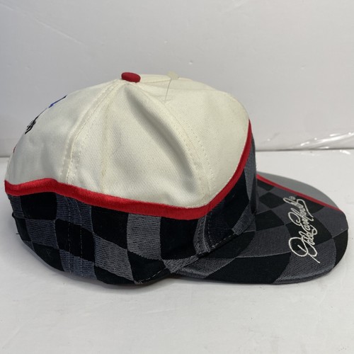Vintage NASCAR Chase Authentics Dale Earnhardt #3 karierte Flagge Druckknopflasche Mütze - Bild 2 von 7