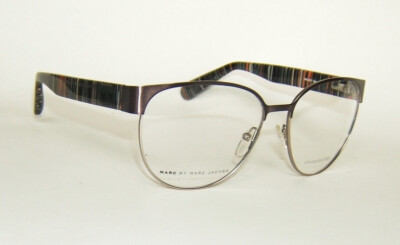 MARC BY MARC JACOBS MMJ 507 XN0 STAHL SCHWARZ GESTREIFT BRILLE BRILLENGESTELL BRILLE