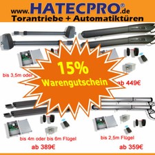 Torantrieb Drehtorantrieb Flügeltor Hoftor Toröffner Funksteuerung Lichtschranke