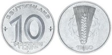 10 Pfennig DDR 1950 A fast Stempelglanz 75923