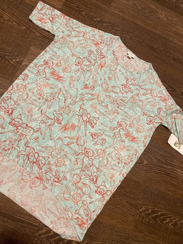 NWT Lularoe Disney Bambi And Thumper Irma Shirt Top - Size XS - 第 1/6 張圖片