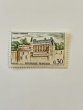 FRANCE - 1963, VARIETE COULEURS, timbre 1390, CHATEAU D AMBOISE, oblitéré