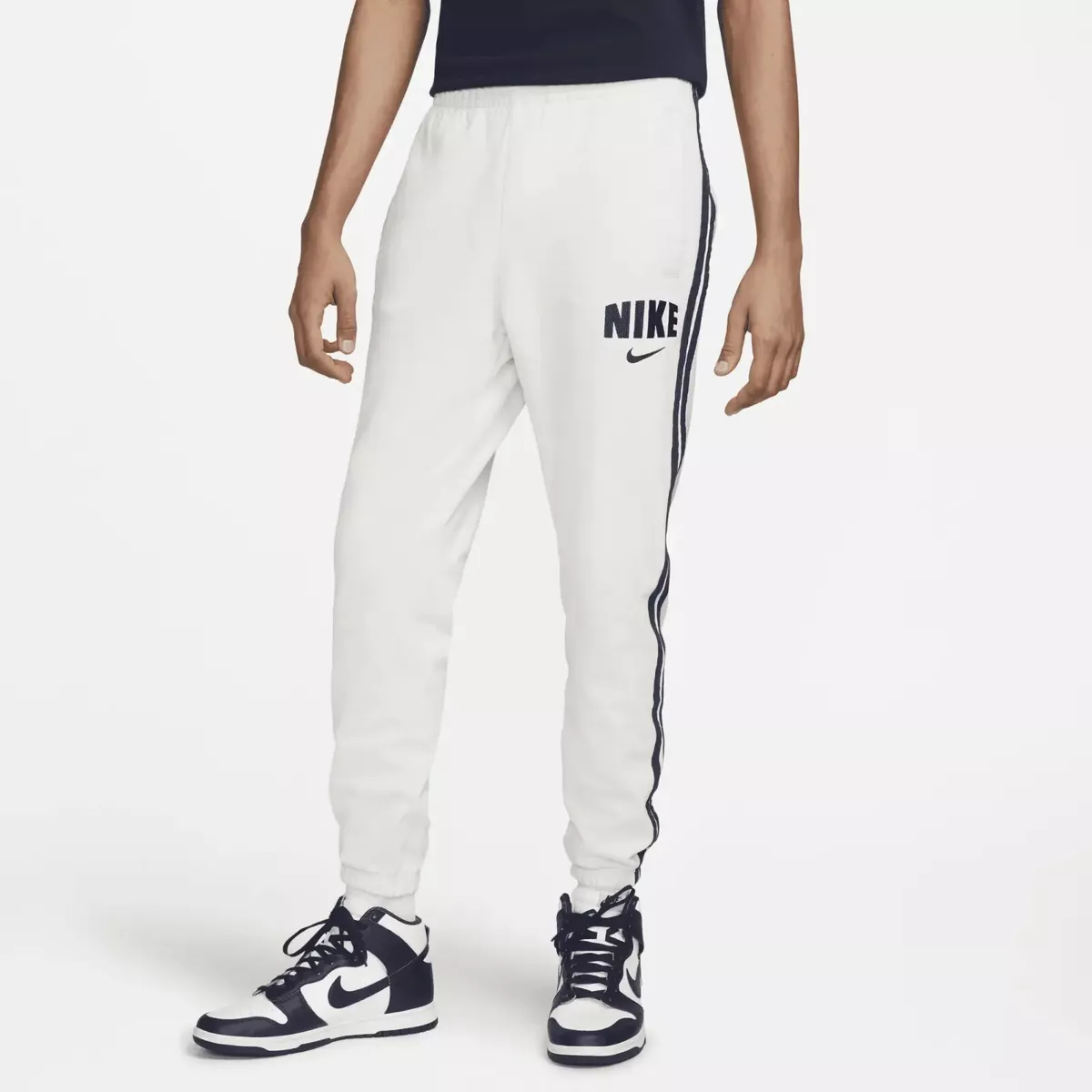 NEW TN white NIKE AIR FLEECE WAIST BAND AIR MAX PANTS BOTTOMS