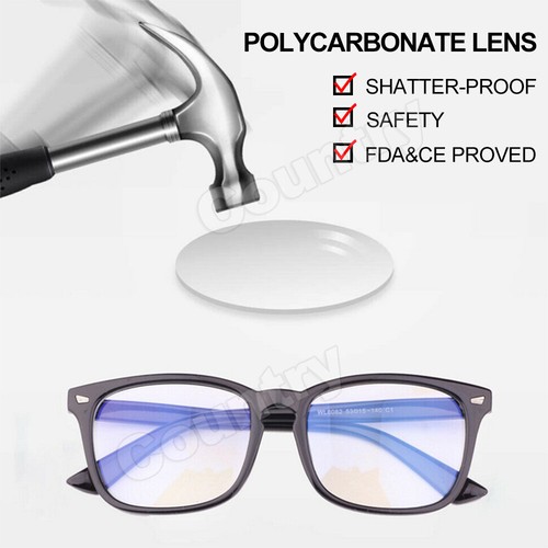 Blue Light Glasses UV Protection Blocking Filter Classy Clear Style Eyeglasses - Picture 4 of 11