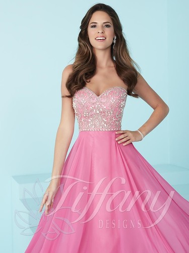 Buttergelb Tiffany 16231 Gala formelles Kleid Gr. 10 VERKAUF! Neu mit Etikett - Bild 4 von 5