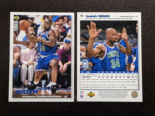 1995-96 Upper Deck Collector Choice English French Basketball  U pick 1-210 - Picture 104 of 263