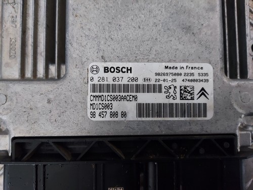 Calculateur Moteur BOSCH - PEUGEOT PARTNER III (3) 1.5L HDI - Réf : 9845780880 - Picture 5 of 5