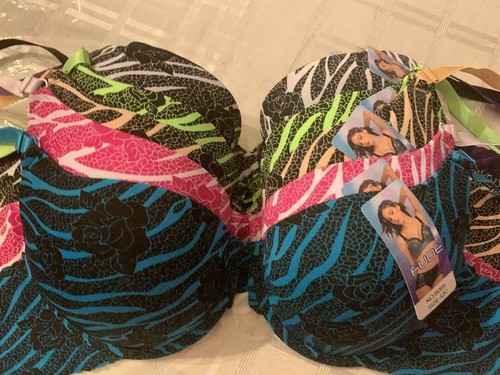 NEW LADIES SEXY floral PUSH-UP bras ..lot of 3 bras by fude - Picture 3 of 5