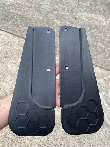 2018 - 2024 Mitsubishi MR TRITON front mud guards for wider wheels and tires - Picture 4 of 5