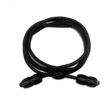 🌟US Army Chaplains Black Acorn Campaign Hat Cord, Trooper Military Hat Band