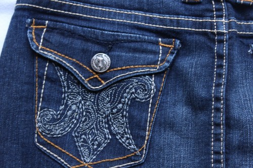 MEK DNM Jodhpur Denim Jeans 29 Stretch Minirock Used-Look ca. 32" Taille 5 Stück - Bild 4 von 6