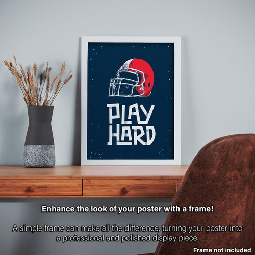 Fußball Sport Kinder Trainer amerikanische motivierende Zitate Poster 11X14 Zoll - Bild 4 von 7