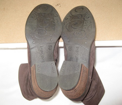 NEW Josef Seibel Daphne 37 Suede Leather Ankle Boot/Side Zip 37/US 6-6.5 Brown - Picture 9 of 12