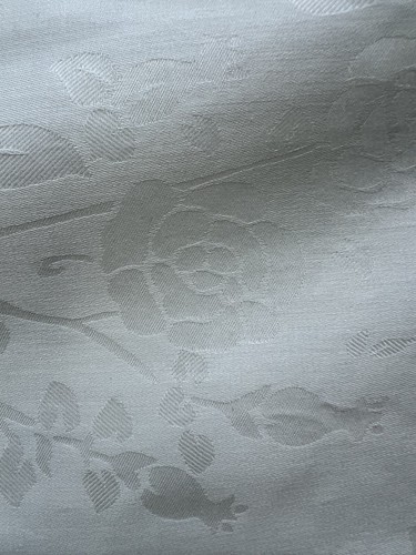 New Twin Duvet Set Ivory Cream Floral Rose Jacquard Cotton High Country Linens - Picture 2 of 8