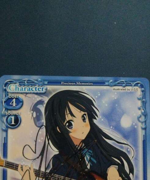 Precious Memories K-ON! Akiyama Mio Yoko Hikasa Signed by silver