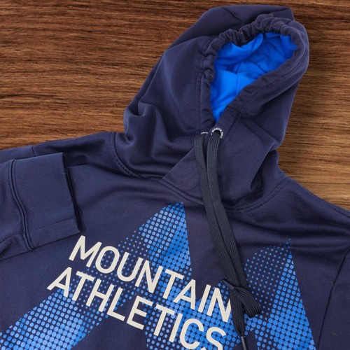 The North Face Mountain Athletics Hoodie Herren mittelblau Pullover Sweatshirt