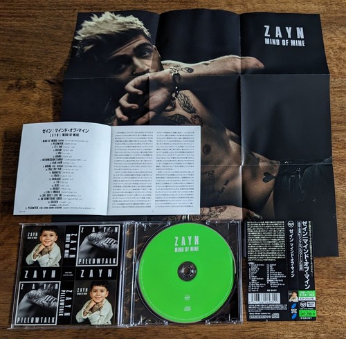 Used Zayn (One Direction) Mind Of Mine CD Japan Edition(+1 Bonus Track with Obi)