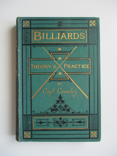 1876 BILLIARDS Captain Crawley IT'S THEORY & PRACTICE Bagatelle DECORATIVE CLOTH - 第 1/21 張圖片