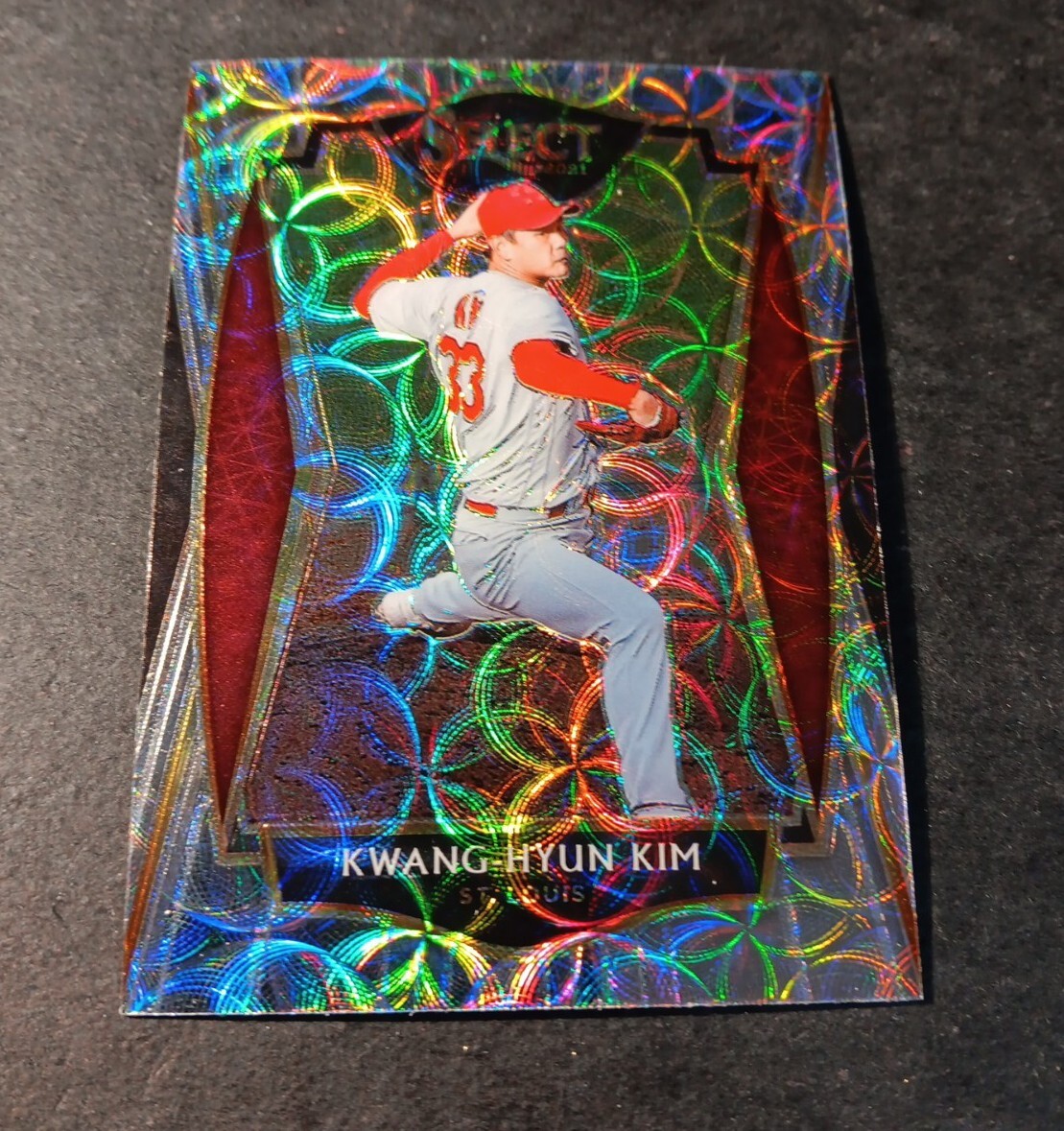 2021 Panini Select Baseball Kwang-Hyun Kim Scope Parallel Prizm #101 Premier