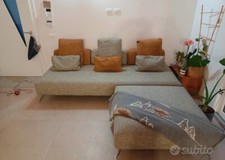 Divano Samoa Jest metà prezzo nuovo 2 moduli+3 pacchetti schiena con cuscini