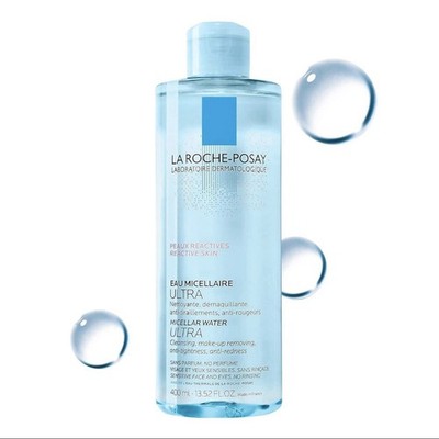 LA ROCHE POSAY Micellar Water ULTRA Reactive Skin Glycerin FragranceFree 13.5 Oz