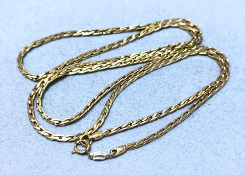 Collana lunga Christian Dior colore oro 40588