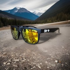 NEW SPY  OPTICS Sunglasses In Black Fire Lense KEN BLOCK 43 Helm PROMO UV400