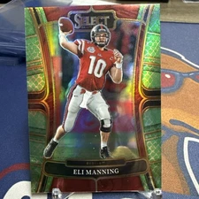 Eli Manning 2023 Select Dragon Scale Prizm SSP Ole Miss NY Giants C80