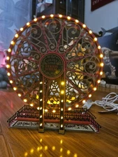  Department 56 Village Carnival The Golden Vine Ferris Wheel READ