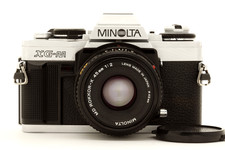 Minolta XG-M 35mm Film Camera with Minolta 45mm f2 Rokkor-X MD Lens 50685
